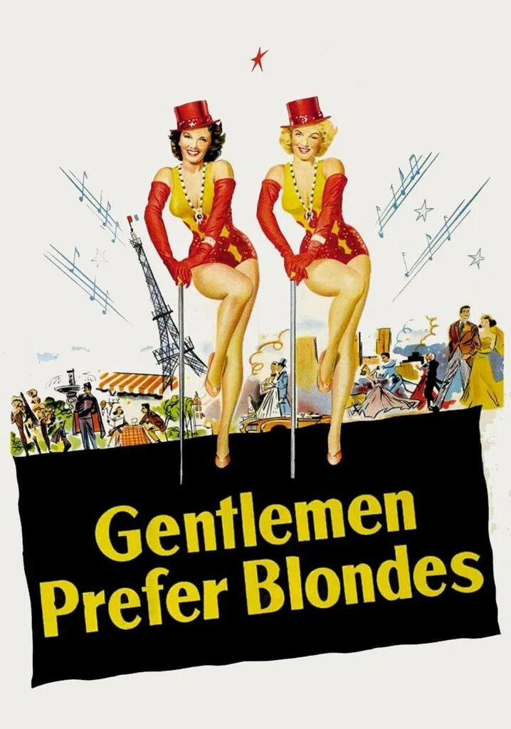 Prefer blondes. Джентльмены предпочитают блондинок Gentlemen prefer blondes (1953). Джентльмены предпочитают блондинок.1953 Постер. Джентльмены предпочитают блондинок Постер. Джентльмены предпочитают блондинок афиша.