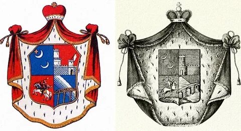 Гербы куракиных и голицыных
