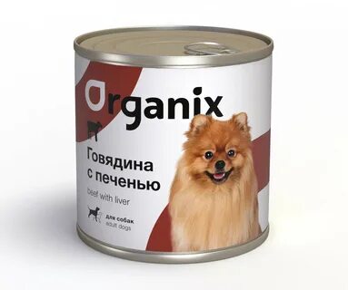 Влажный корм для собак печень