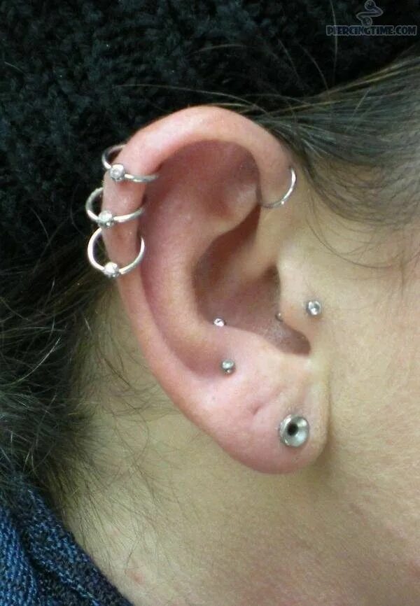 @hairstyleideas Linktree Anti helix piercing, Helix piercing, Triple cartilage p