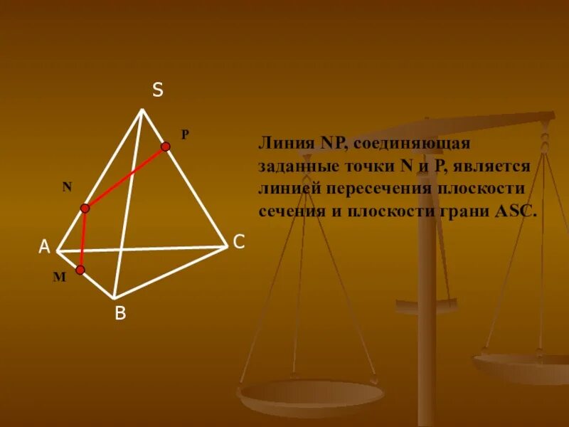 Точки м н принадлежат соответственно граням sab