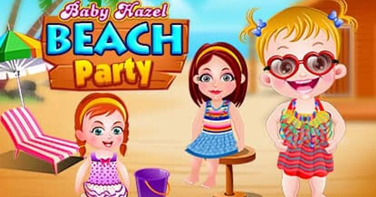 Baby hazel beach party. Пляжная вечеринка игра. Baby hazel beach party. Baby hazel beach party. Игра хейзел на пляже.
