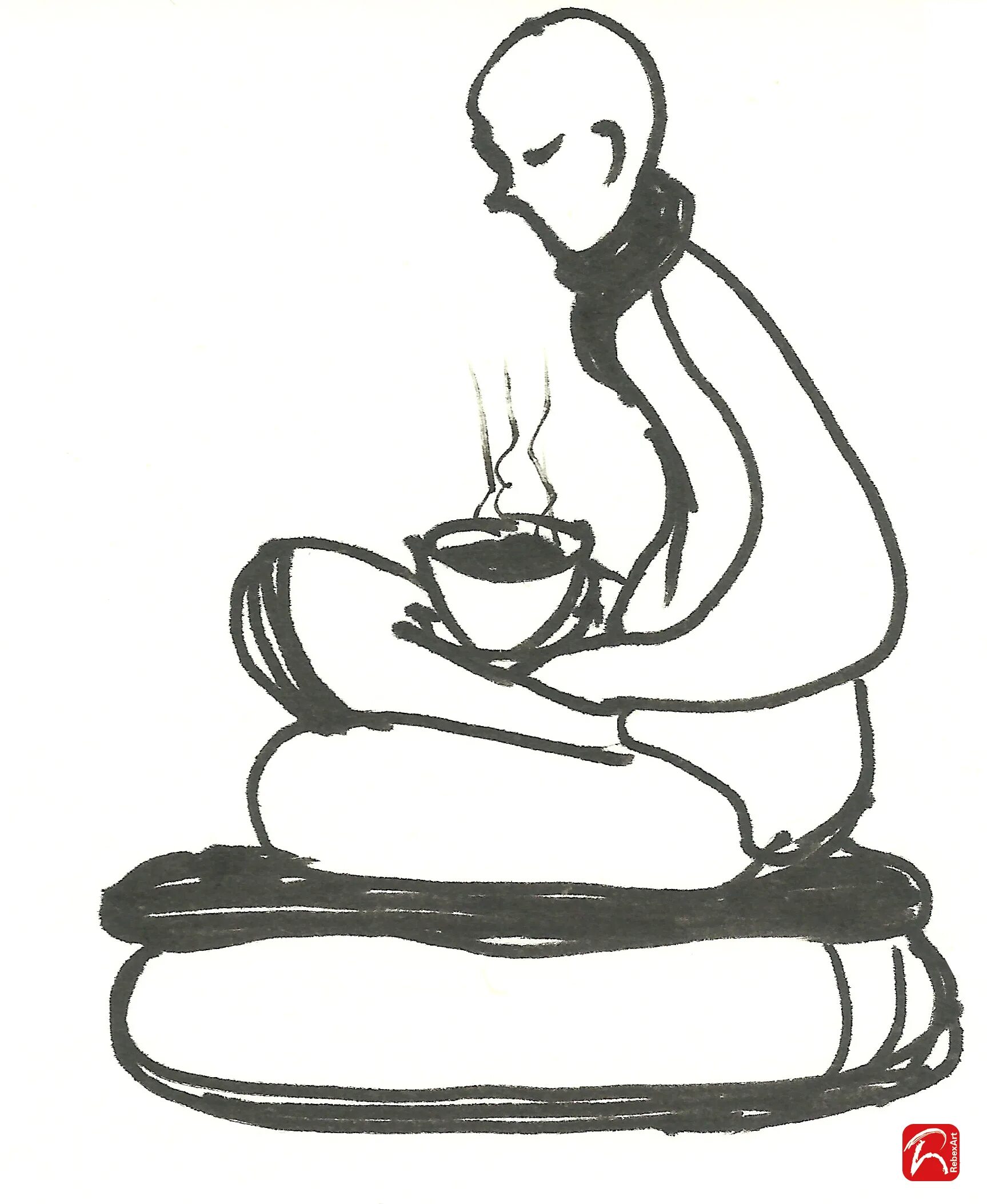 Дзен рисунок. Дзен монах. Коаны дзен-буддизма. Дзэн буддизм. Принцип дзен если проблема имеет решение.