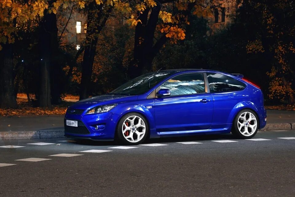 Форд фокус st220. Ford Focus St синий. Ford Focus St 2 Blue. Ford Focus 2 St голубой.