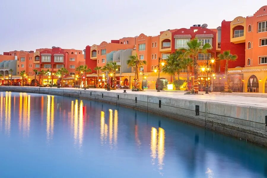 Hurghada Marina / Набережная Хургада Марина, Египет - "Самое популярное место в 