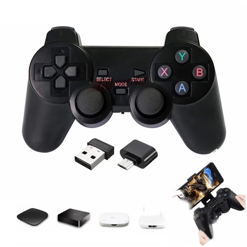 Джойстик для андроид приставки. Джойстик PC/ps3/Android. 2.4G Wireless Controller Gamepad. 2.4 G Wireless Controller Gamepad приставка для телевизора. Джойстик контроллер с АЛИЭКСПРЕСС.