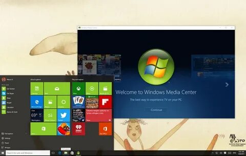Как сделать центр windows