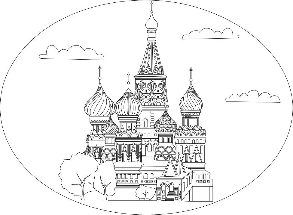 Шаблон кремля для вырезания из бумаги распечатать
