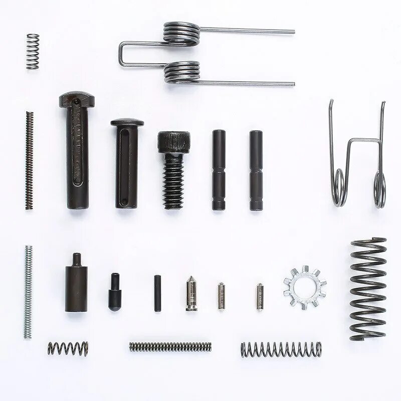 Lower Part Kit для arc15 набор запасных частей. Комплект штыря 92365. Lower Part Kit для ar 15 набор запасных частей. Шпилька пружинная 2х18. Страйкбол пружины