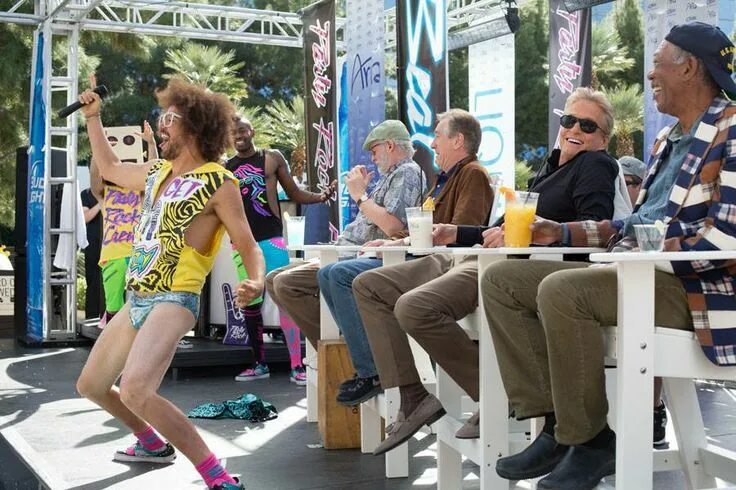 Vegas starstruck running wins. Redfoo. Not cool last Vegas.