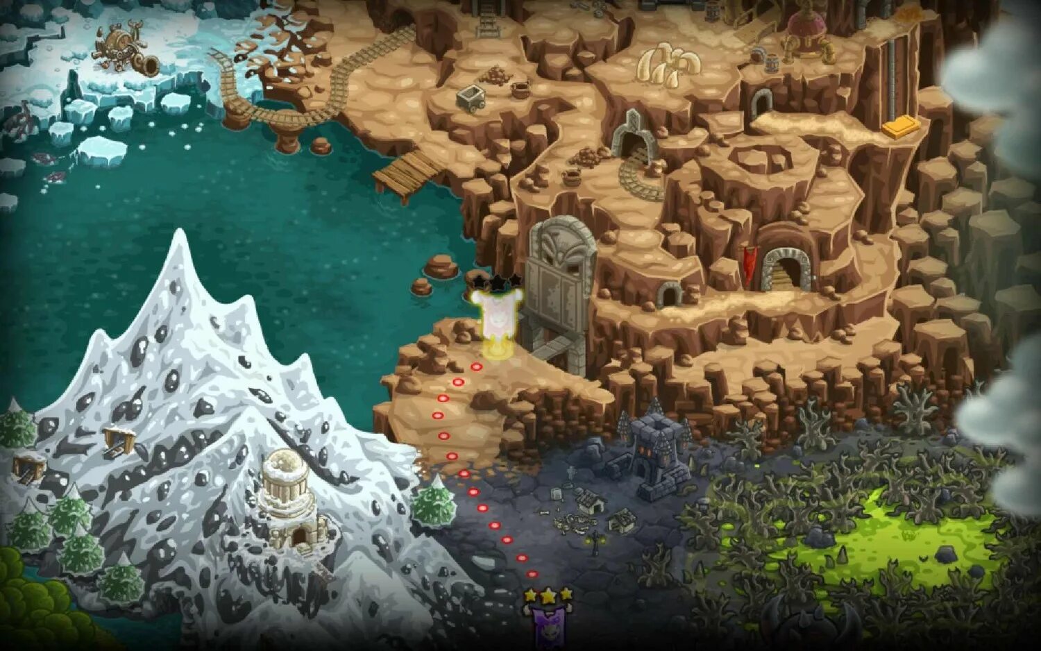 Кингдом Раш. Кингдом Раш Вендженс. Kingdom Rush Vengeance карта. Королевская лихорадка Kingdom Rush Vengeance.