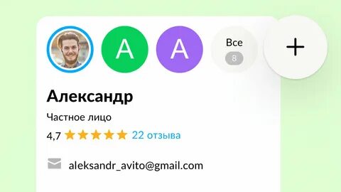 Id профиль авито