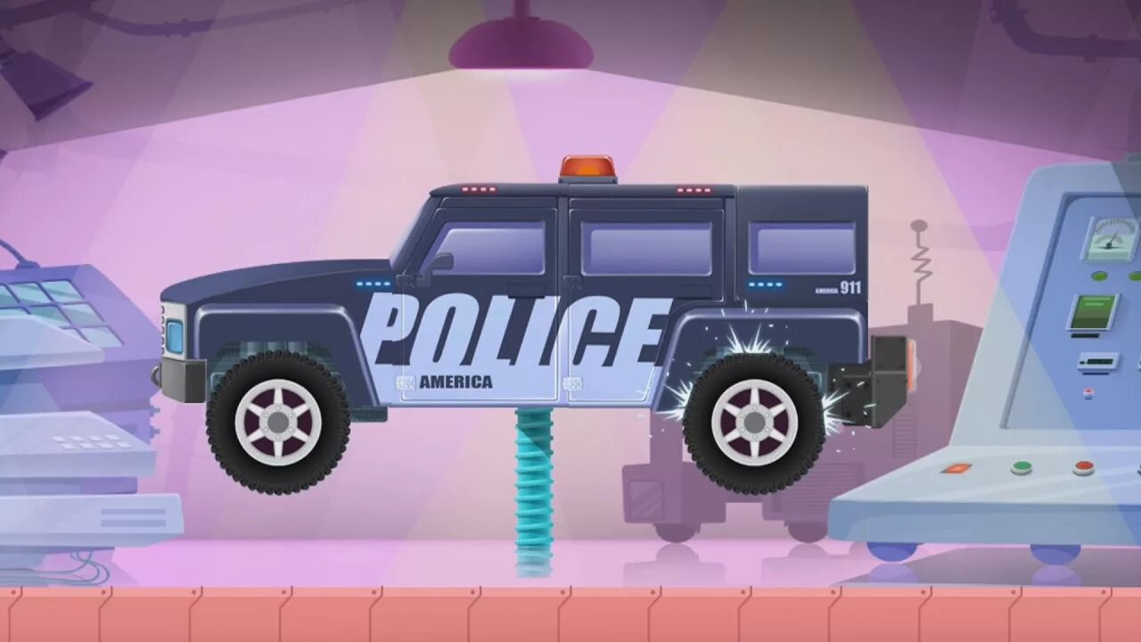 Видео собирают машинки. Машинки Андре полиция. Грузовик тема собирет полицейскую машину. Лунтик собирает полицейский машина.