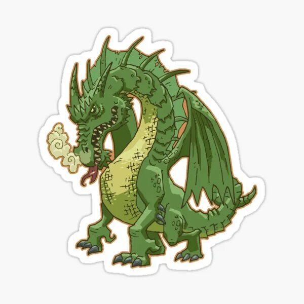Рисунок зеленого деревянного дракона. Зелёный дракон. Наклейка дракон. Зеленый дракон стикер. Стикеры дракон.