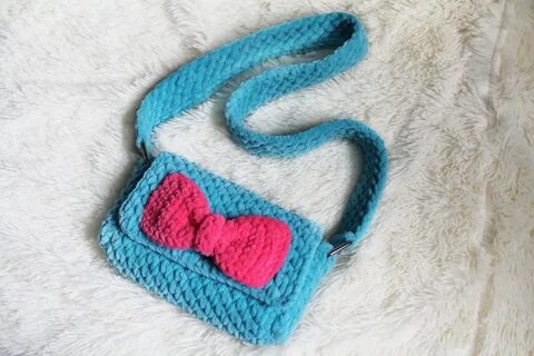 Детская сумка из пряжи