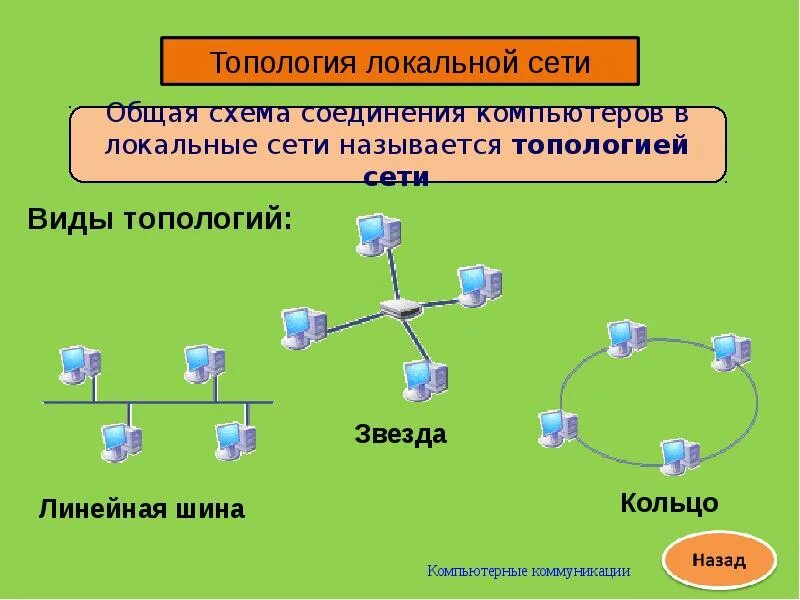 Компьютерные коммуникации. Компьютерные сети. Виды компьютерных коммуникаций. Компьютерная коммуникационная сеть