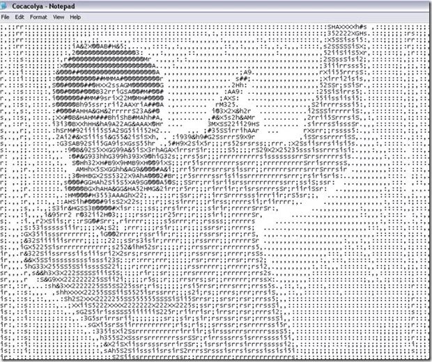 Ascii colors. Ascii colors