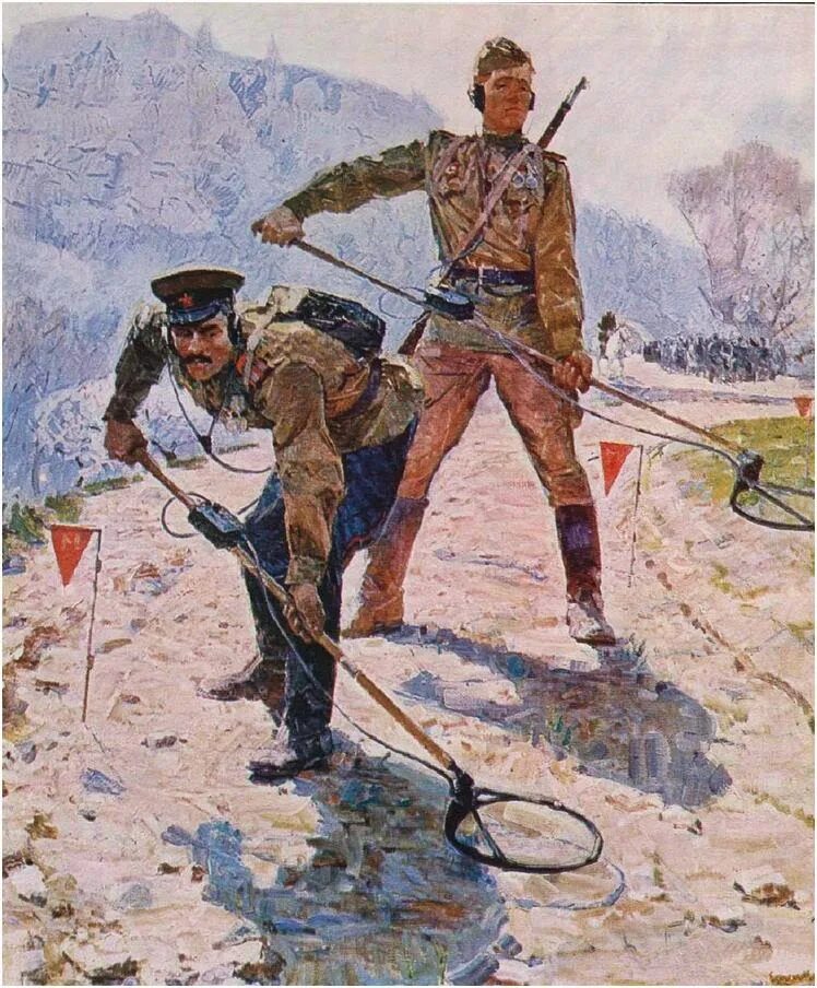 Картина художника на тему войны. Военная живопись.