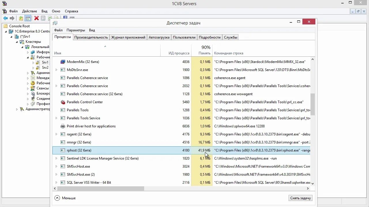 Rphost грузит процессор. Кластер серверов 1с. Rphost служба 1с. Клиент серверный вариант работы 1с предприятие. Оптимизация серверов для работы с 1с.