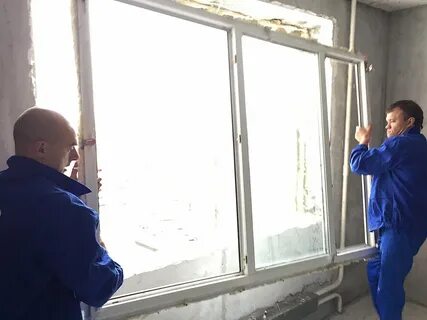 Установка окон veka