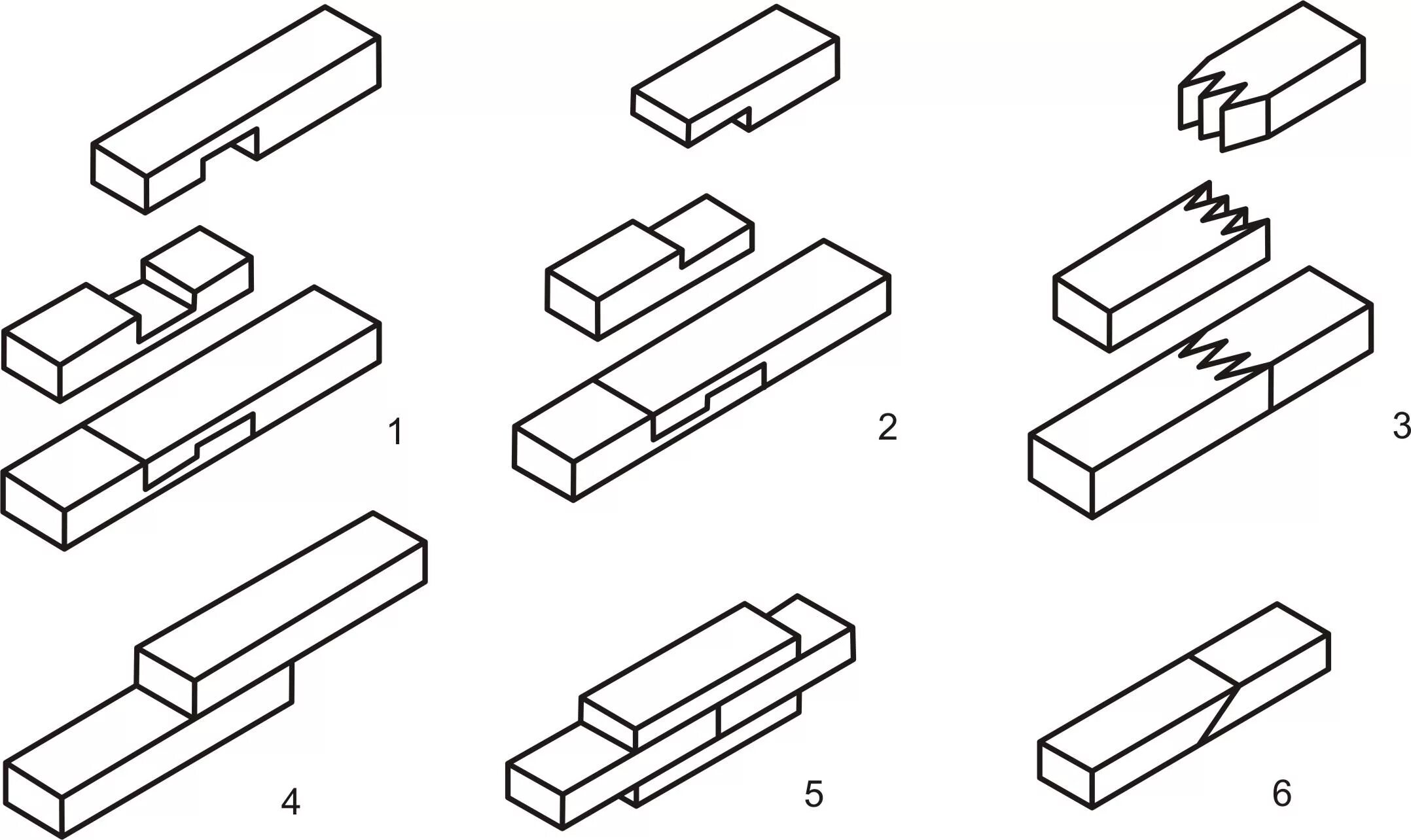 Ступенчатое соединение. Соединение вполдерева чертеж. Соединение внакладку вполдерева. Соединение брусков внакладку. Угловое соединение брусков внакладку.