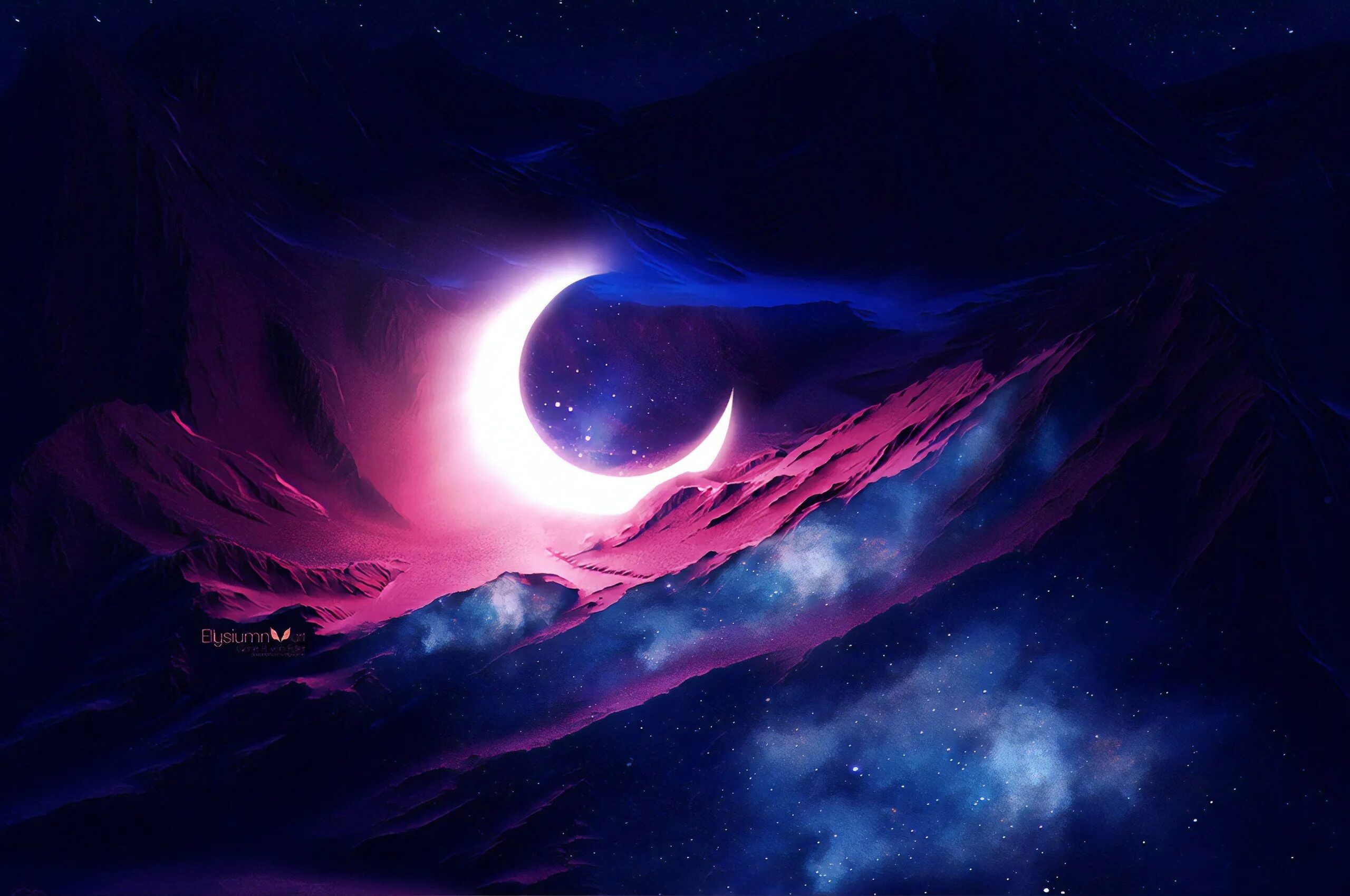 Fallen moon