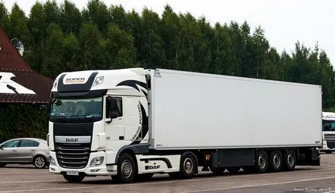 Тягач с полуприцепом рефрижератор