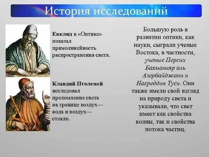 Евклид вклад