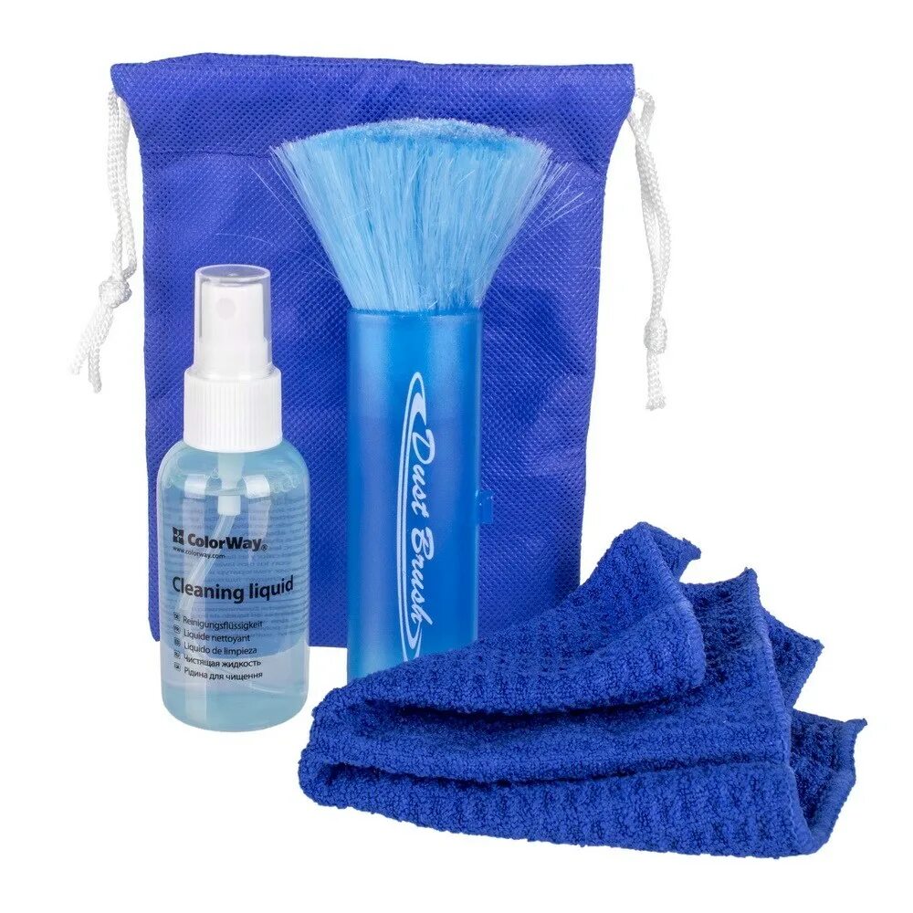 Чистящий комплект. Чистящий комплект cleaning kit. colorway чистящие средства. набор чистильщика. набор очищающий 3 в 1.