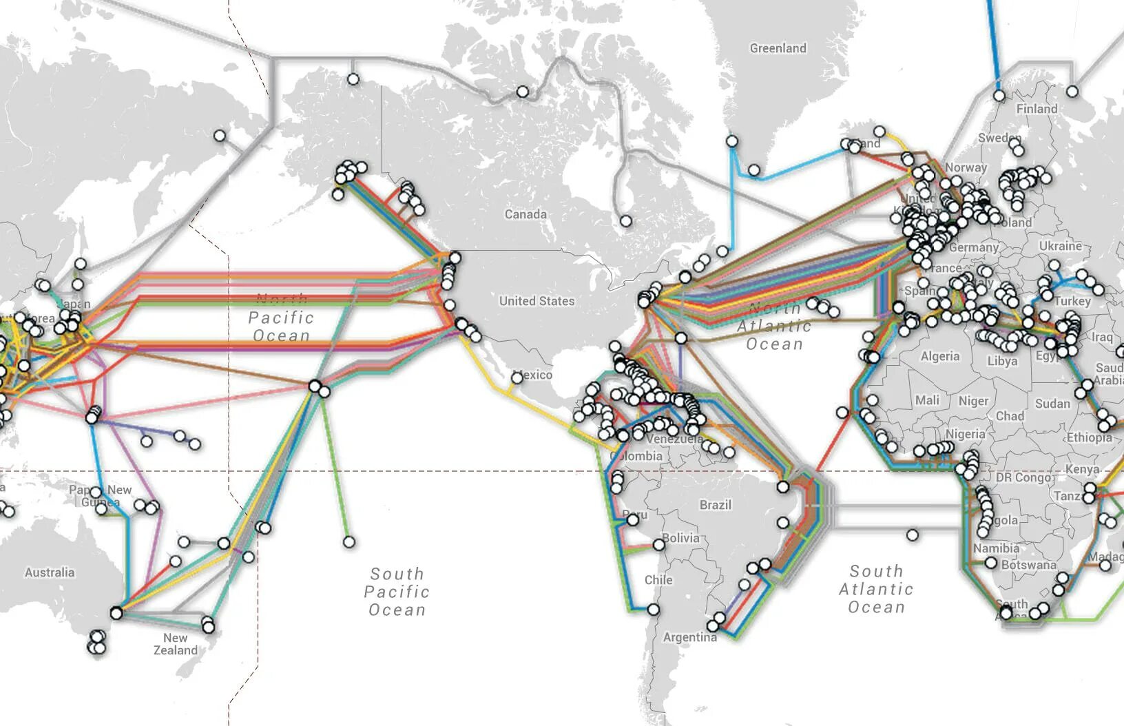 Карта подводных оптоволоконных кабелей. Схема интернет кабелей в мире. Оптоволоконный кабель по дну океана карта.