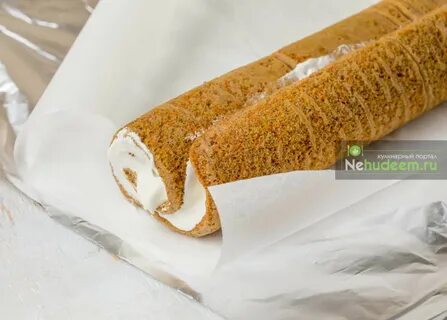 Морковный рулет с кремом