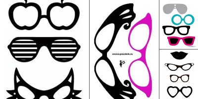 шаблоны очков для фотосессии