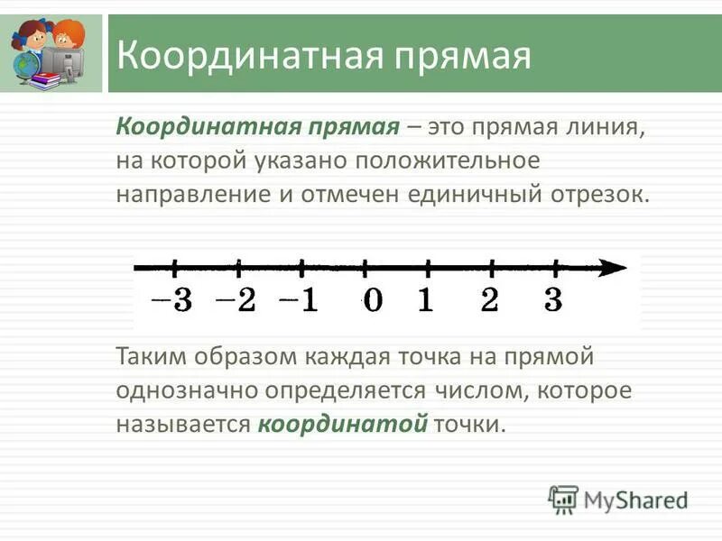 Координатная прямая виды