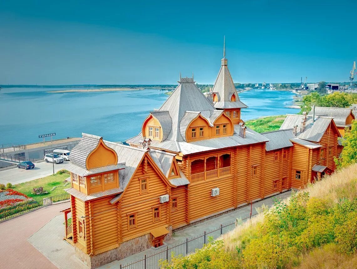 Городец Нижегородская область. Нижегородская Губерния Городец. Городец на Волге. Набережная Городец-Китеж.