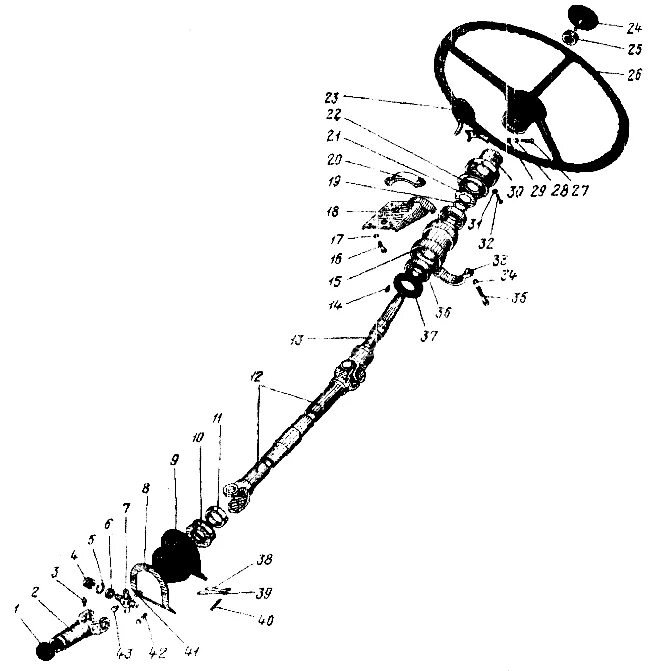 рулевой механизм урал 4320 чертёж. схема подключения гур урал 4320. рулевой усилитель урал 4320. рулевого привода автомобиля урал-4320. рулевое урал 4320.