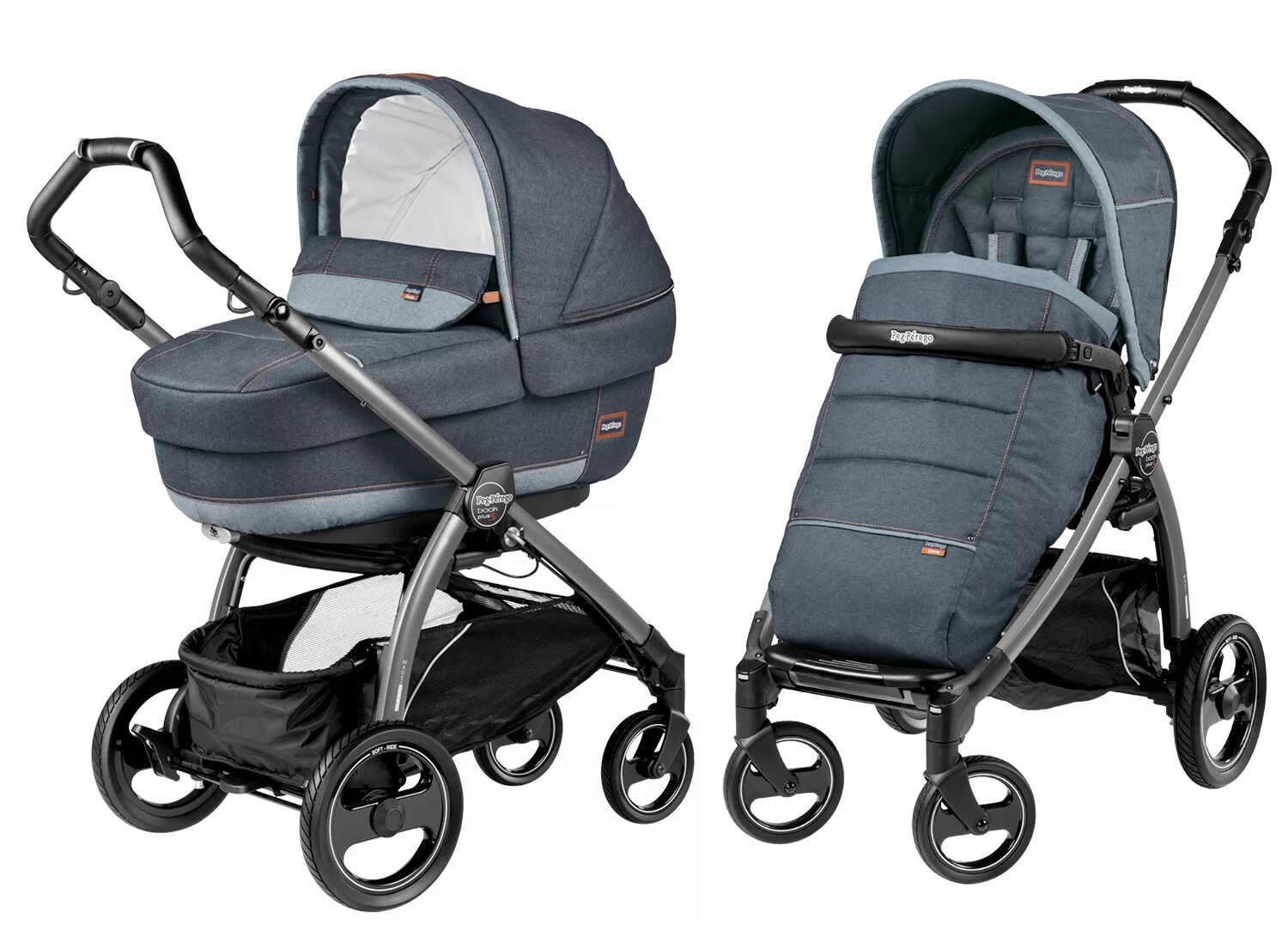 Коляски peg perego 2 в 1. Peg perego book plus s denim. peg perego book cross.