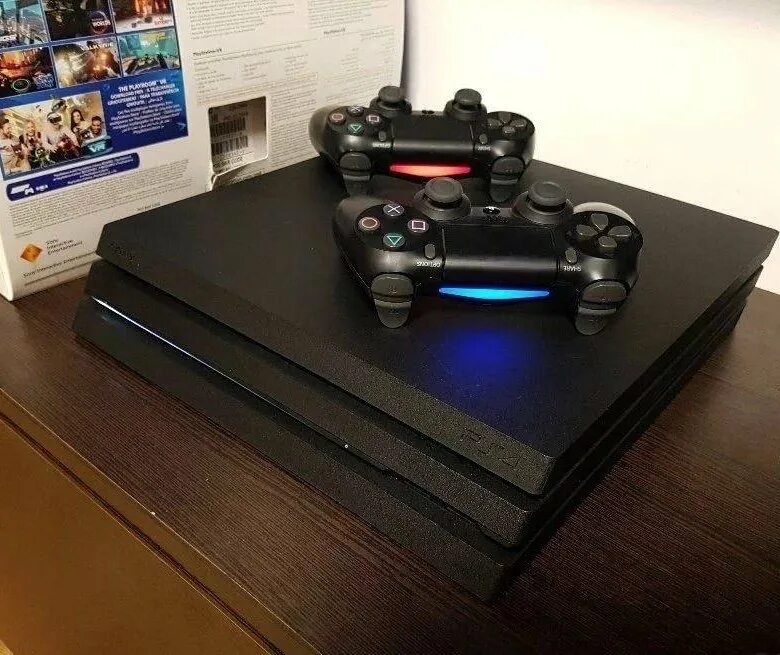 Sony playstation купить авито. Sony PLAYSTATION 4 Pro 1tb, 2 геймпада. Ps4 Pro 7208b. Плейстейшен 4 с 2 джойстиками. ПС 4 слим 2 джойстика.