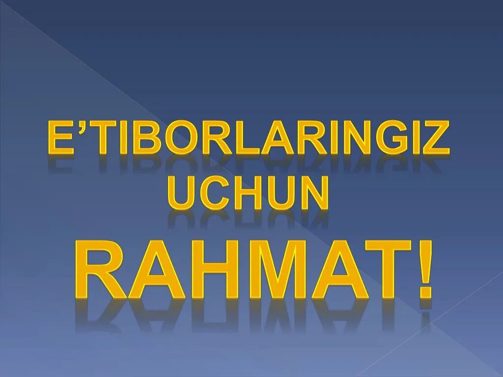 Результаты билетов рахмат 102. ЭТИБОРИНГИЗ учун РАХМАТ. Эътиборингиз учун РАХМАТ слайд. Эътибор учун РАХМАТ. Etiboringiz uchun raxmat.