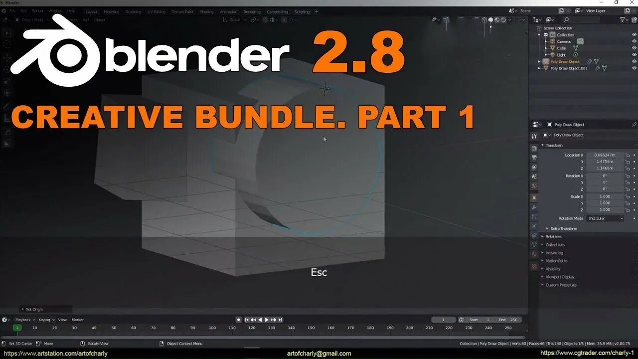 Create bundle. Octane render car c4d tutorial. bundles partial load.