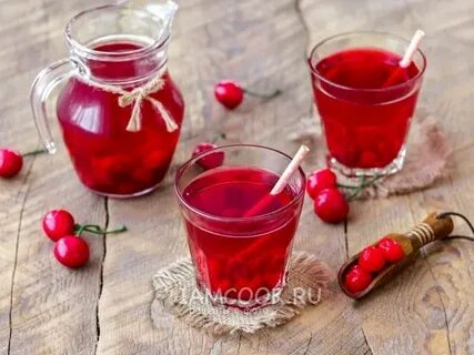 Компот на зиму из замороженной вишни