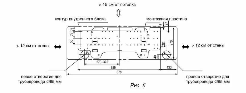 Какой диаметр отверстия под кондиционер. Схема установка блока кондиционера на наружной стене. Монтажная пластина крепления внутреннего блока кондиционера. Выводы под внутренний блок кондиционера. Какой диаметр отверстия под кондиционер.