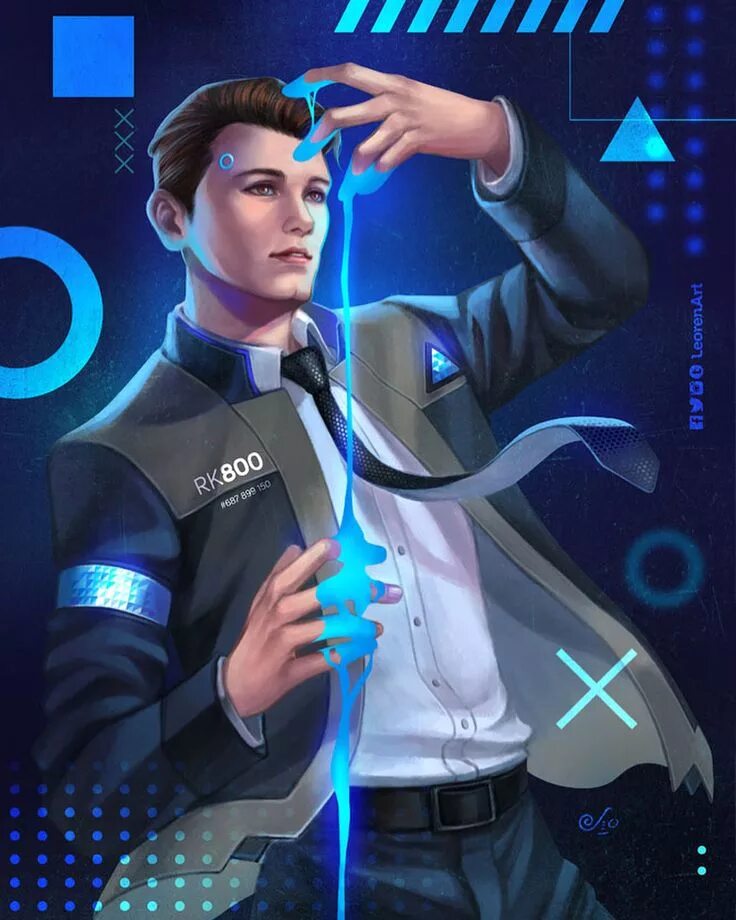 Become human art. Коннор rk800. Коннор detroit. Become human art. Коннор детройт.