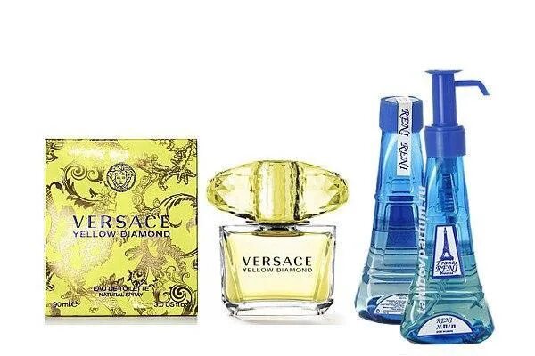 Парфюм Версаче Еллоу Даймонд Рени. Versace Yellow Diamond в Рени. Reni 369 аромат направления Versace Versense (Versace). Versace Yellow Diamond жёлтые Reni. Рени 5