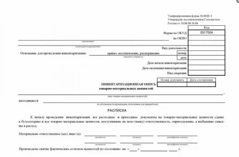 Инвентаризация материальных ценностей в аптеке