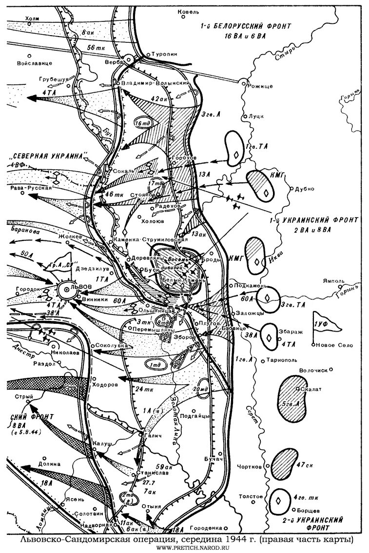 Львовско-Сандомирская операция 1944. Львовско-Сандомирская операция карта. Львовско Сандомирская операция 1944 года карта. Битва за Броды карта 1944. Сандомирская операция 1944