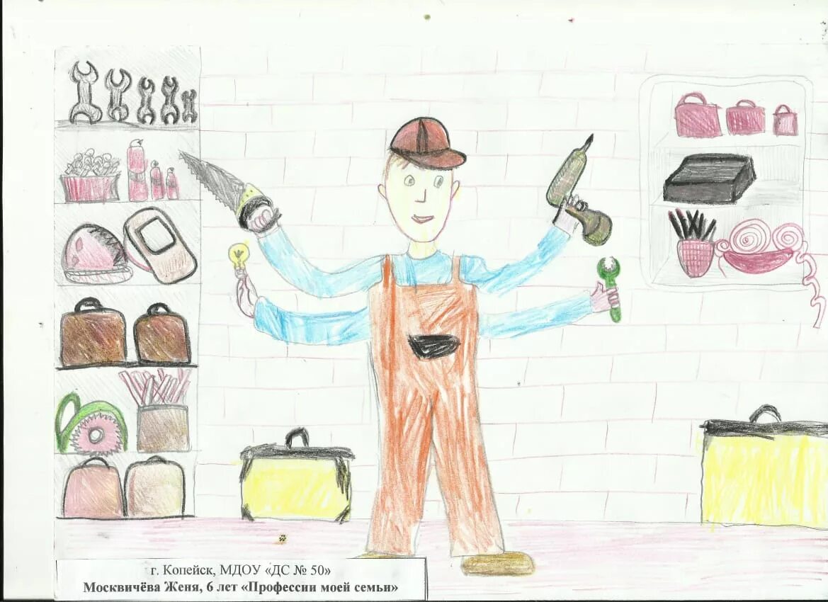 проект профессии моей семьи 2 класс