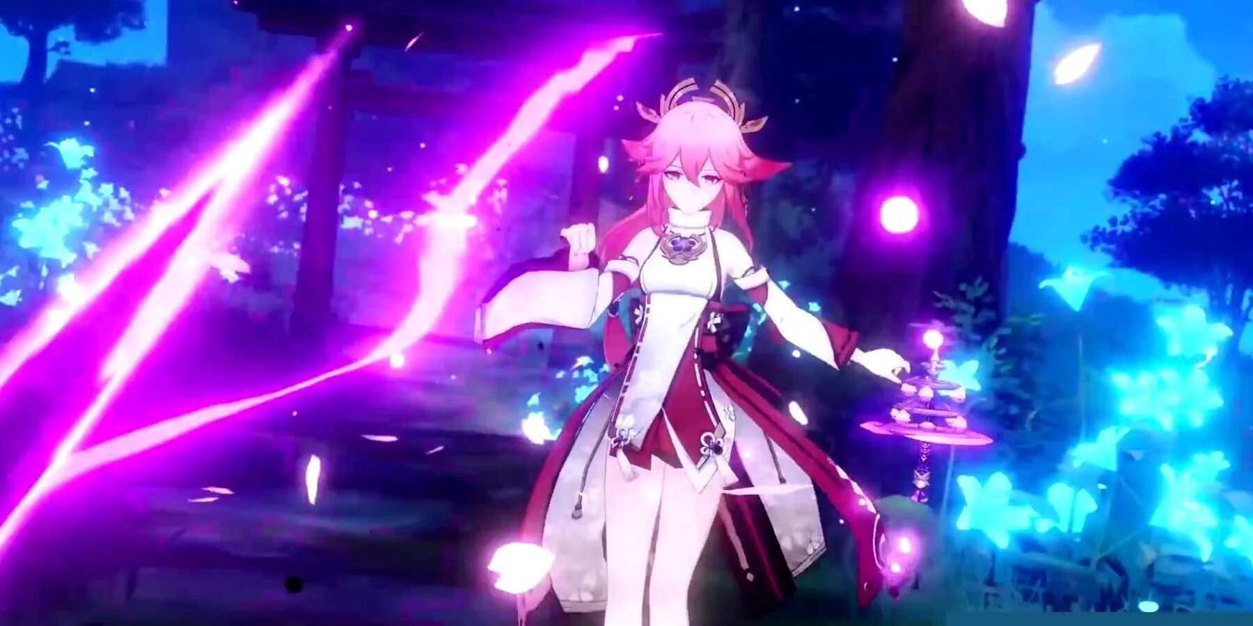 Яэ мико взрыв стихии. Яэ мико геншин импакт ульта. Яэ микл геншин импакт. Геншин персонажи яэ мико. Яэ мико геншин ульта.