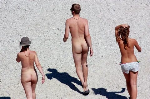 Pure Nudism Photos Nude and Topless Trio Walk - 1. Purenudism Pics. 