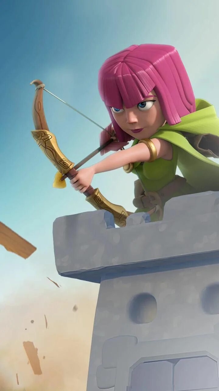 Королева лучниц клеш. Королева лучниц из клеш рояль. Clash of clans лучница. Королева лучниц клеш. Клэш оф кланс.