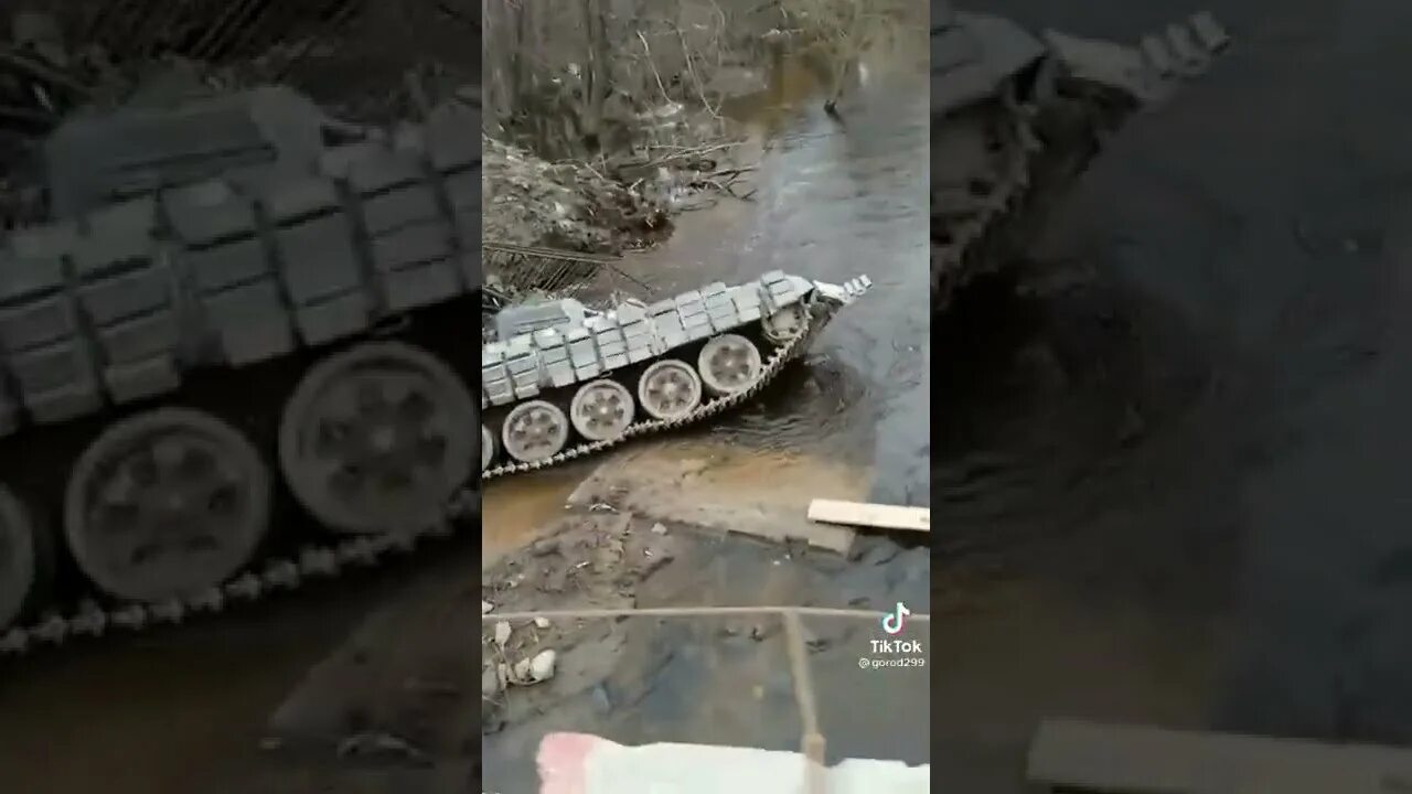 Танк утонул. Рашизи. Утонувший танк на Украине. Russian Tanks fell into the Water from the Crimean Bridge Damaged by Ukraine's m142.